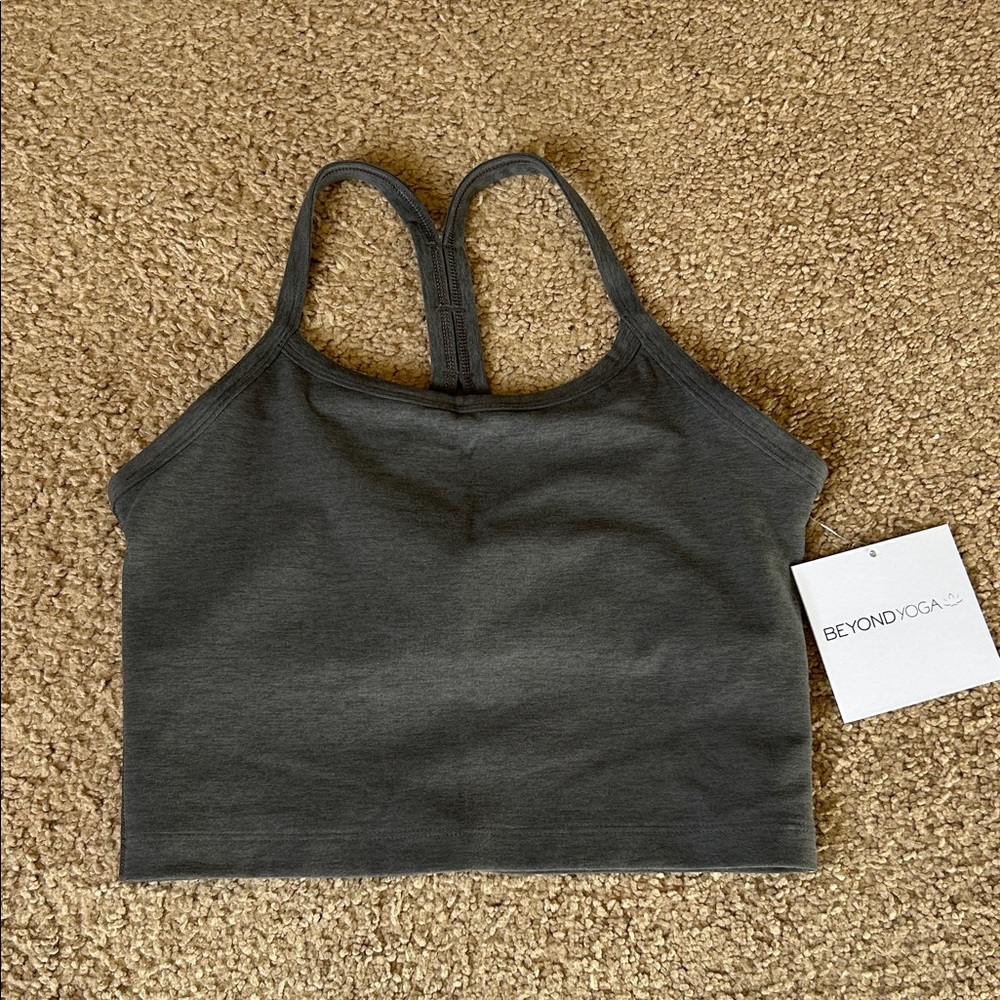 Spacedye Slim Racerback Cropped Tank
